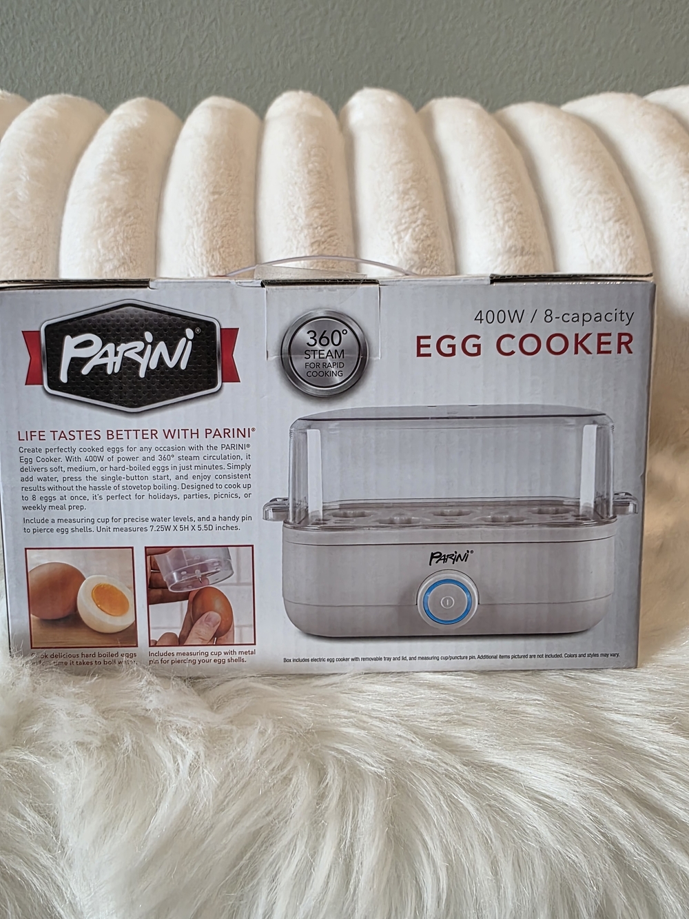 Parini Egg Cooker - 8 Capacity - Picture 3 of 9